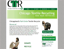 Tablet Screenshot of chicagotextilerecycling.com